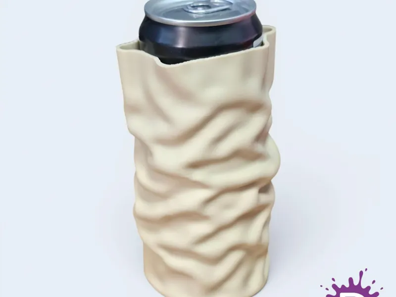 Crumpled Bag Can Holder ( No Supports )