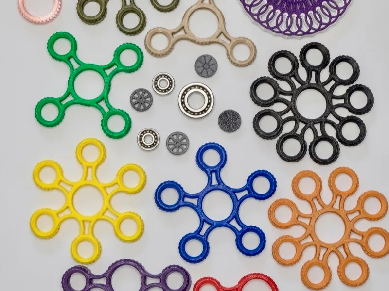 Fidget Spinner Collection Plastic Bearing 6003
