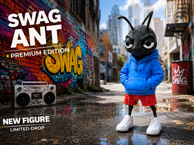 Cool swag ant