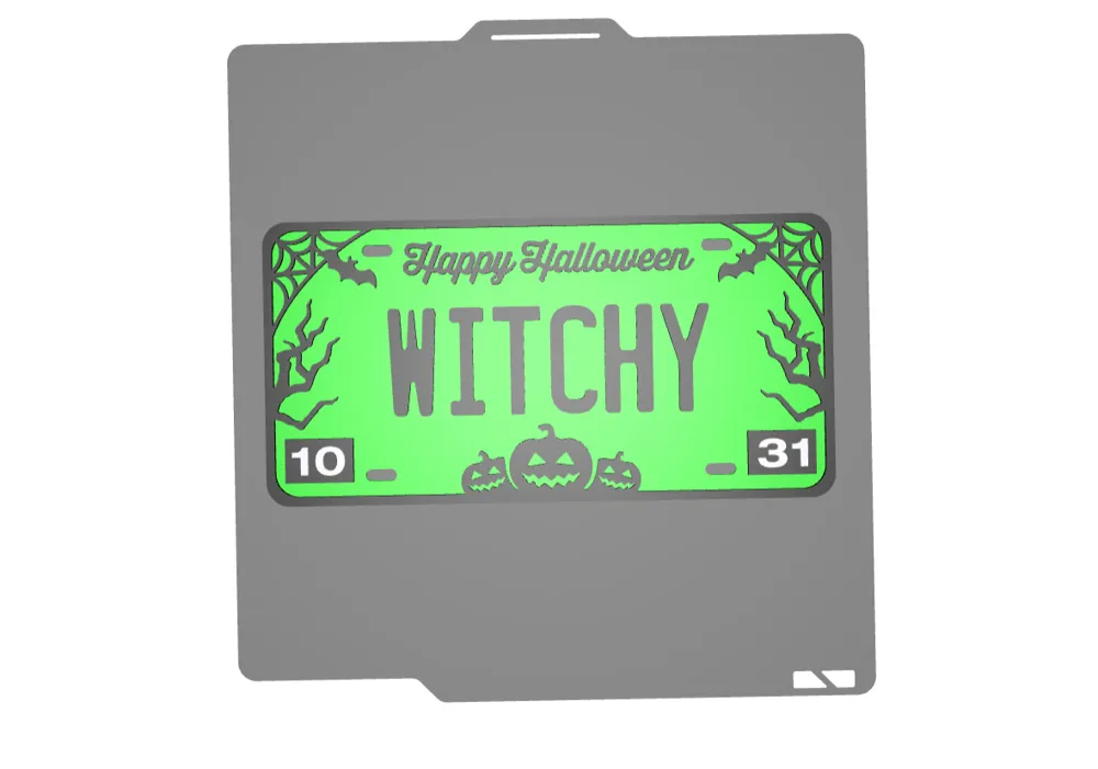 Spooky licence plates by everything MakerWorld