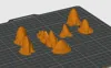 Enhanced Dragon Scales with hand-drawn supports. If the dragon scales from the original file don't stick well, print this.