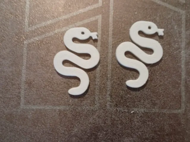 Snake earrings