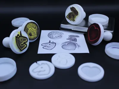Parametric Stamps (Icons or Text) from EVA foam