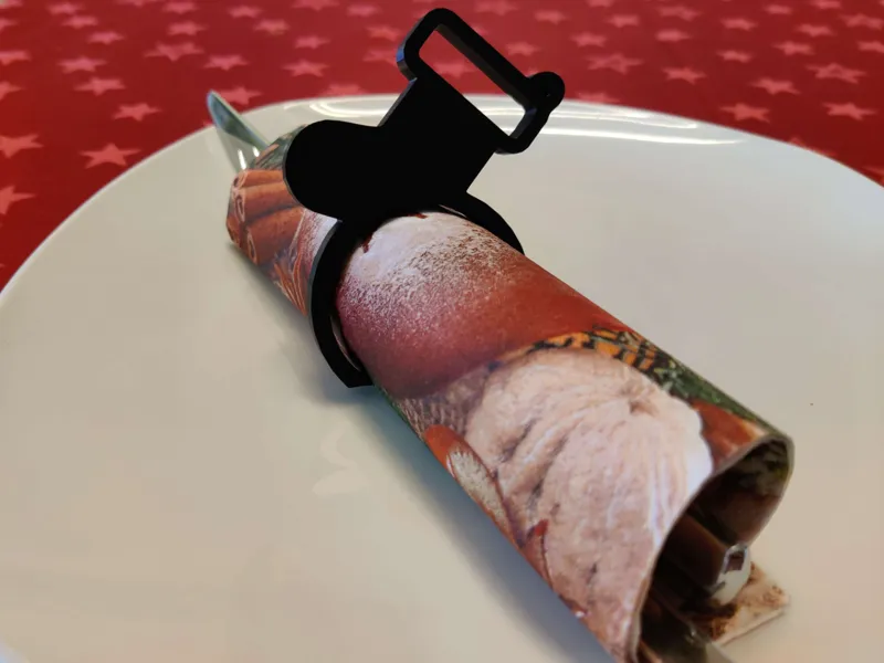 Festive Christmas Napkin Holder – Christ. Stocking