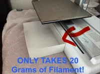 0.28mm layer, 1 walls, 0% infill