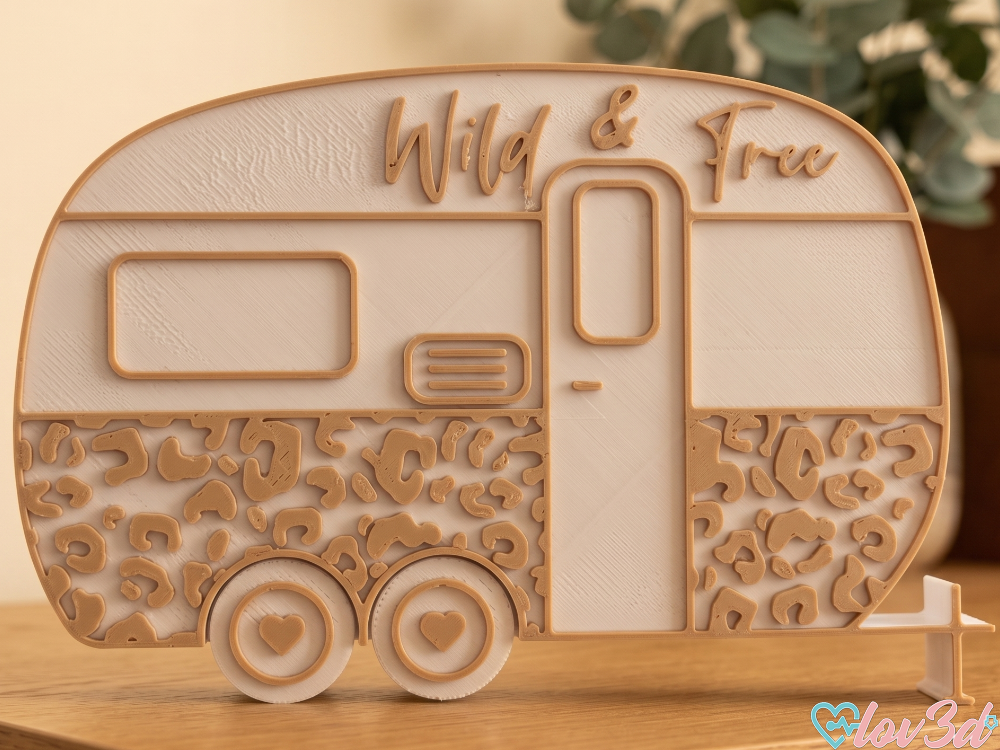 Wild & Free Leopard Camper Decor