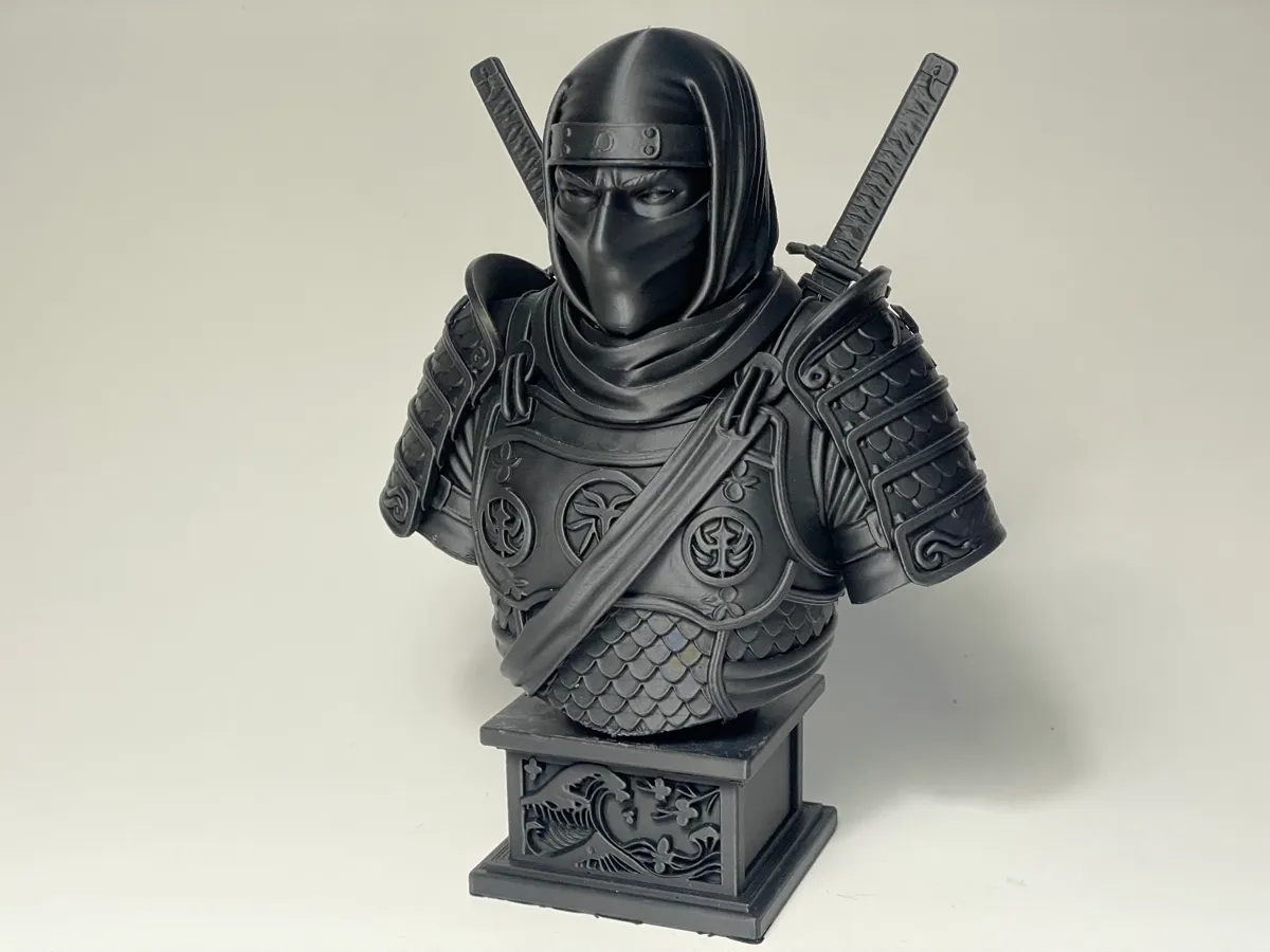 Shadow Blade – Ninja Warrior Bust - Free 3D Print Model - MakerWorld