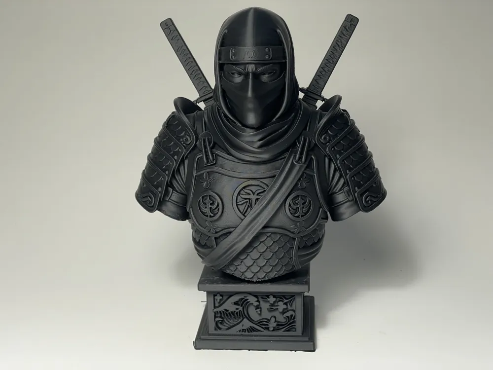 Shadow Blade – Ninja Warrior Bust - Free 3D Print Model - MakerWorld