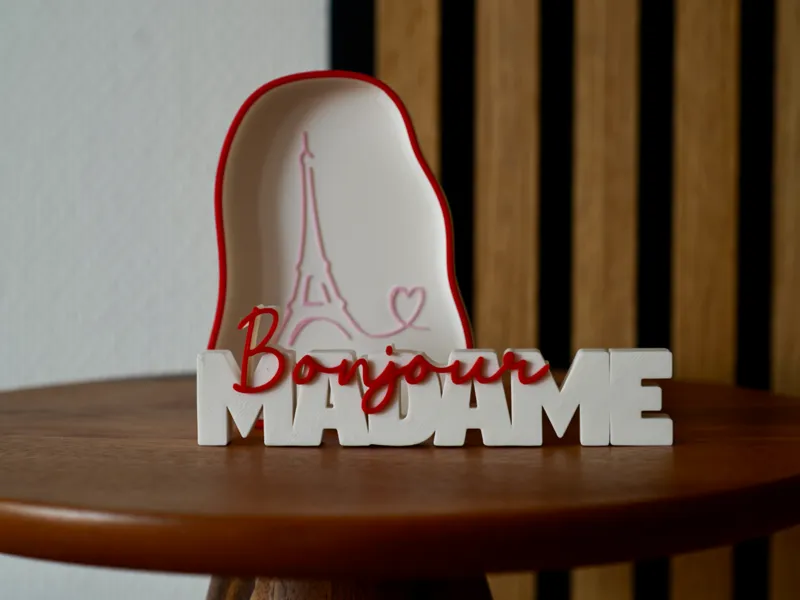 Bonjour madame en Eiffeltoren