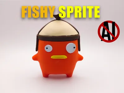 FISHY SPRITE (NO AMS / AMS MULTICOLOR)