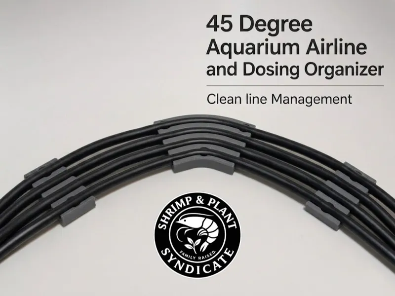45 Degree Aquarium Airline and Dosing Organizer