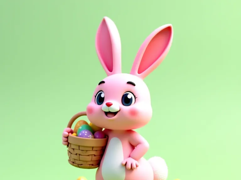 Osterhase auf Wiese