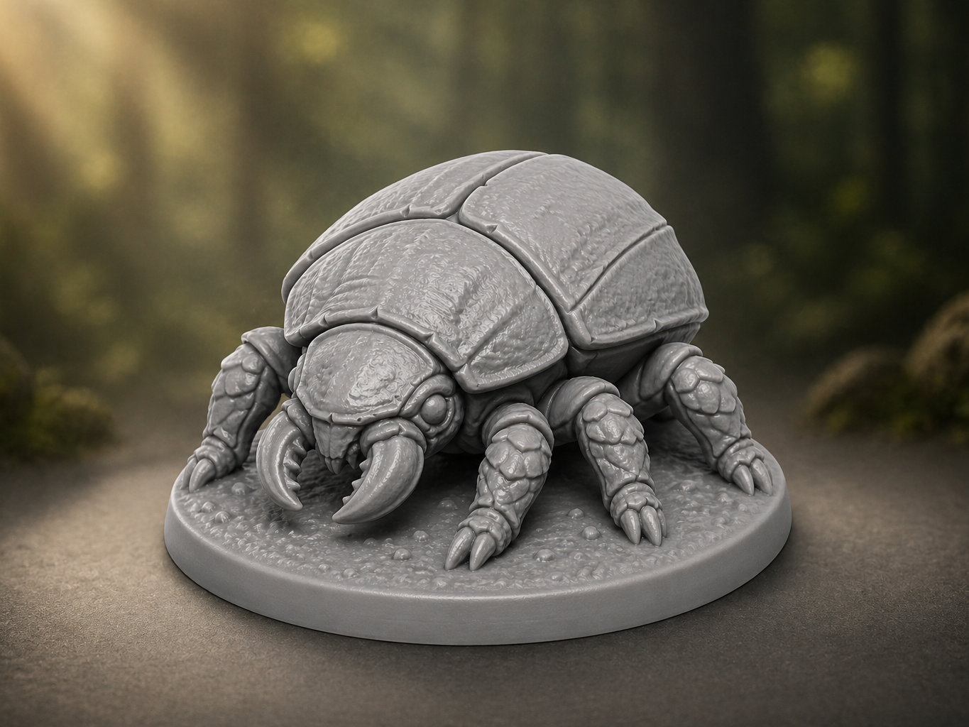 Scarabée-Cuirasse – Armored Beetle Miniature