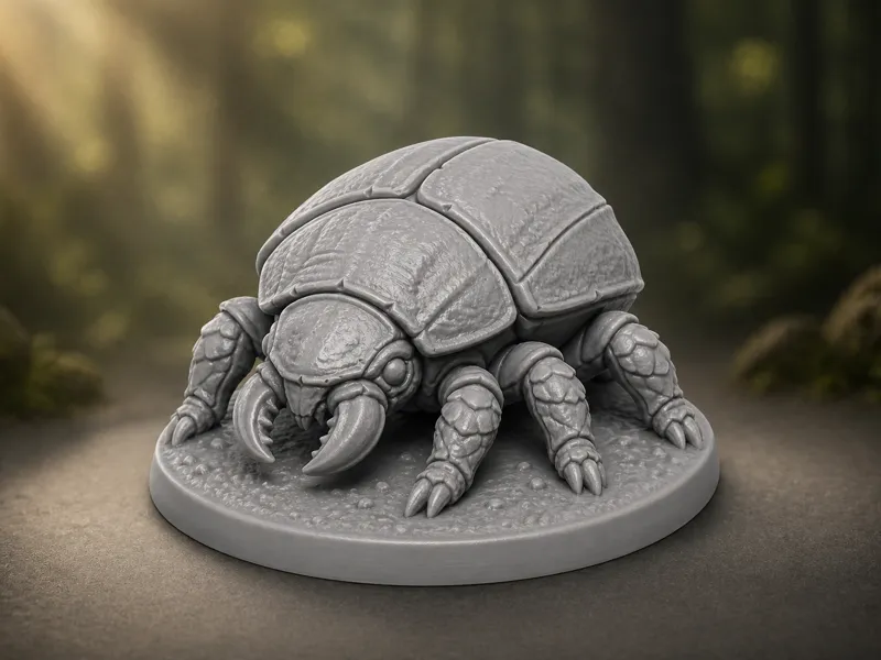 Scarabée-Cuirasse – Armored Beetle Miniature