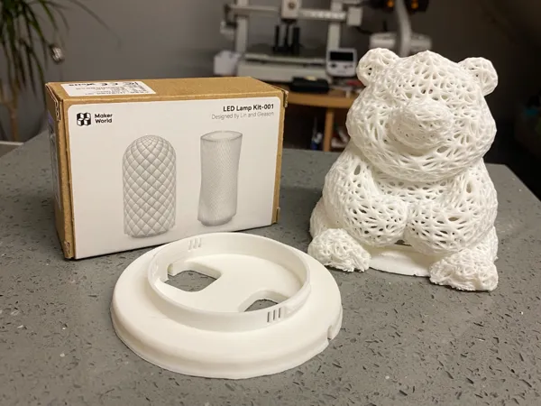 Lampe LED en forme d'ours (kit 001)