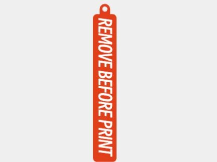 Remove before print tag