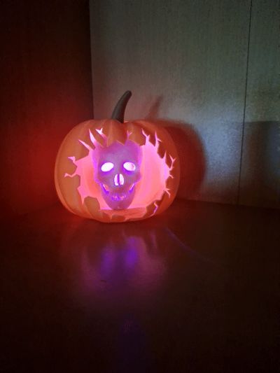 Pumpkin skull by D3D create by Dario MakerWorld: Download Free 3D Models