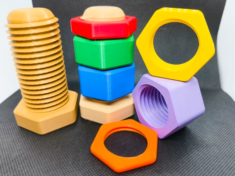 Fidget bolt with nuts (M36x4)