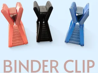Hair Claw Using Binder Clip ( Spring Free)