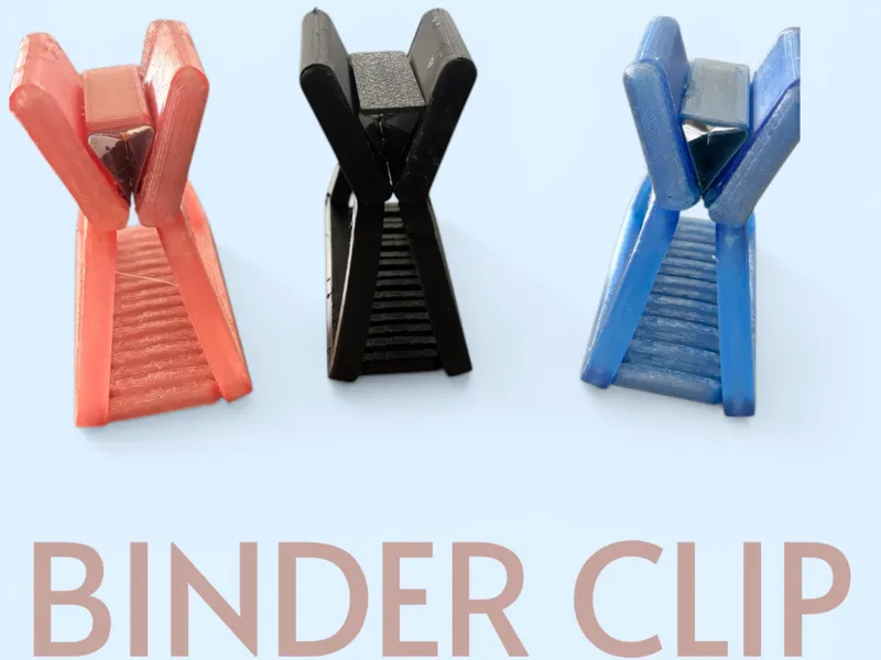 Hair Claw Using Binder Clip ( Spring Free)