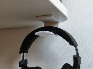 Under Desk Headphone and Headset Holder/Hanger