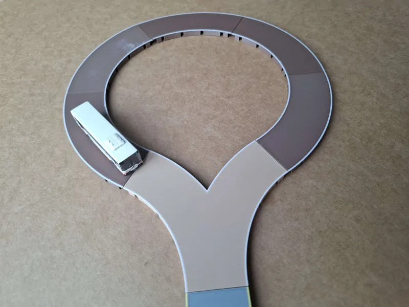 Turns and passings for Tomix running bus system