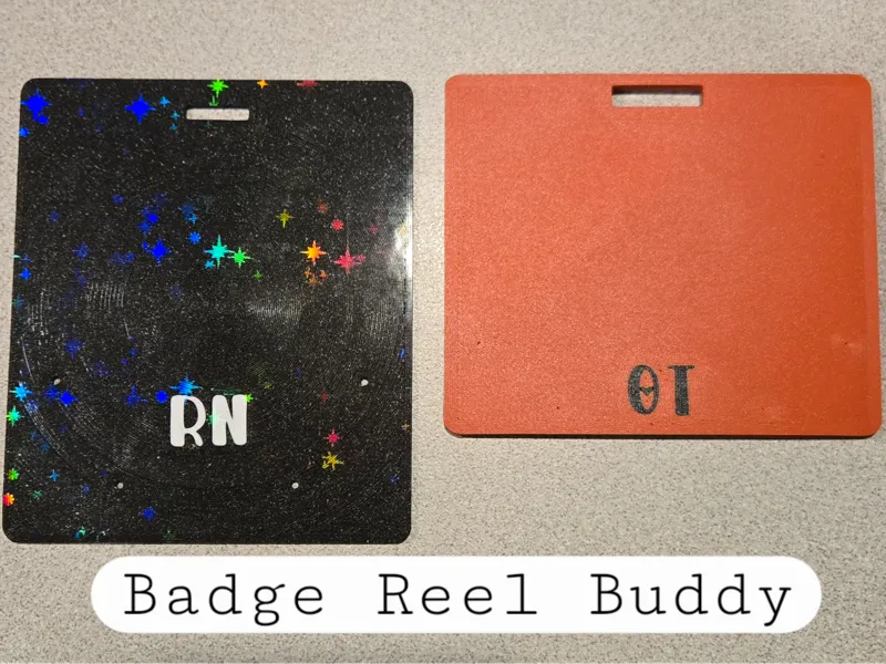 Badge Reel Buddy for I.D. badges