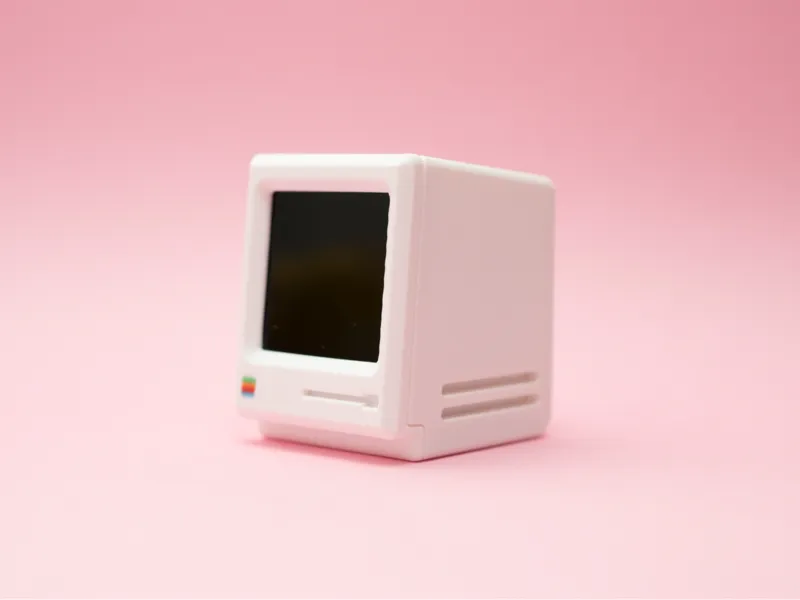 macintosh style smart weather clock housing