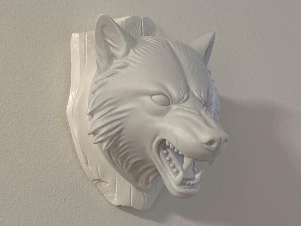 Wolf Head Bust - Wall Mount