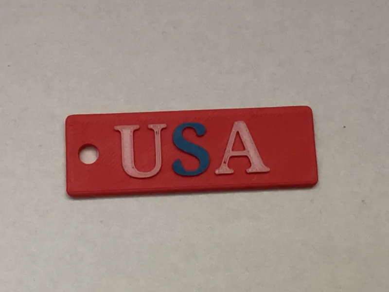 USA Keychain