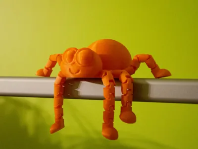 Articulated cute flexi spider