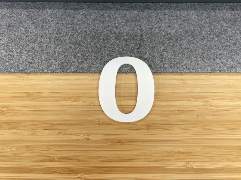 Lower Case o