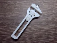 Mini clé à molette porte-clés avec décapsuleur — photo 2
