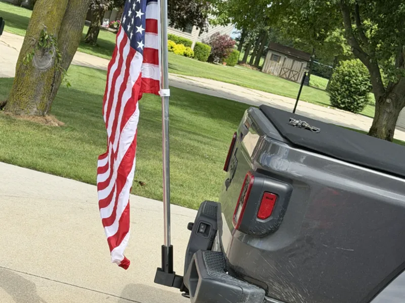 2" hitch flag pool mount 