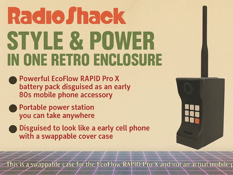 RetroBrick Case for EcoFlow RAPID Pro X