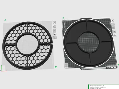 Hydroponic IKEA NYPON-24cm Hexagon 