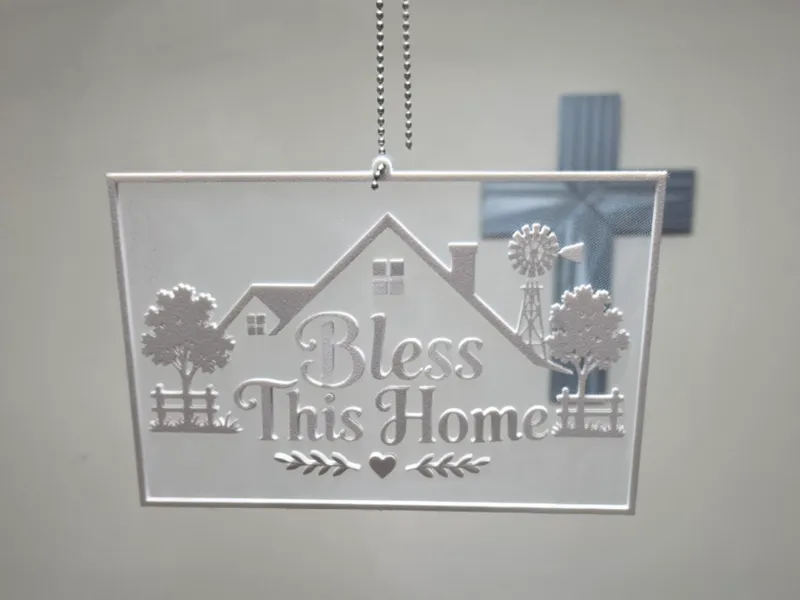 Bless This Home Floating Arganza Art Landscape