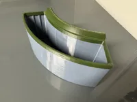 supports added - 0.2mm layer, 2 walls, 15% infill