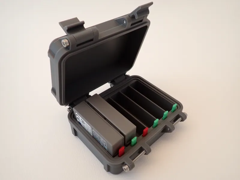 Box für Olympus OM System BLS-5 / BLS-50 Akku