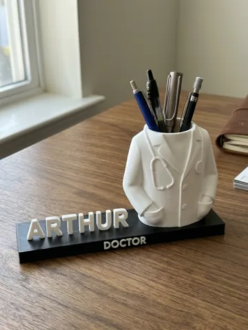 Soporte: Novo Porta Canetas Médico - Nome Personalizado — vista de referencia 2