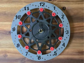 Motorcycle Diskbreak Clock