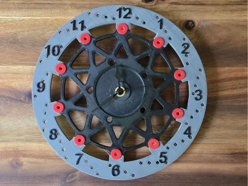 Motorcycle Diskbreak Clock