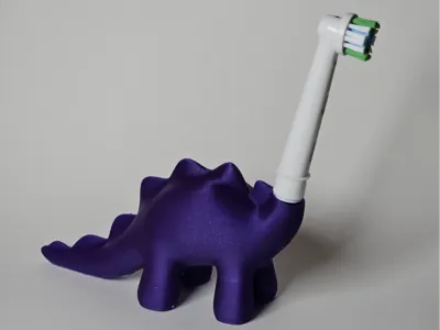 Dino Toothbrush holder Oral-B different head