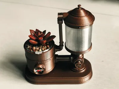Steampunk Planter