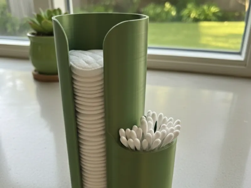 Cotton pad and tips holder