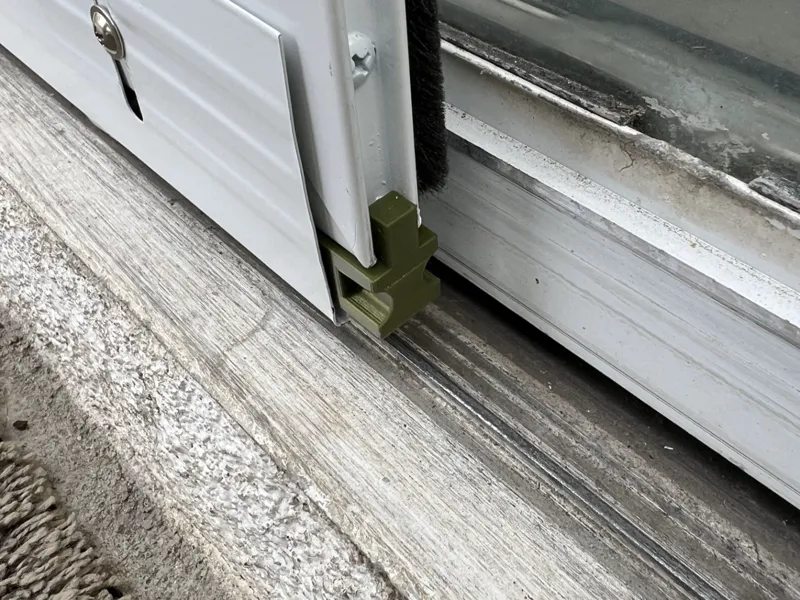 Sliding Patio Screen Door Height Control Spacer