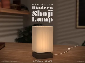 Modern Shoji Lamp - LED Lamp Kit 001