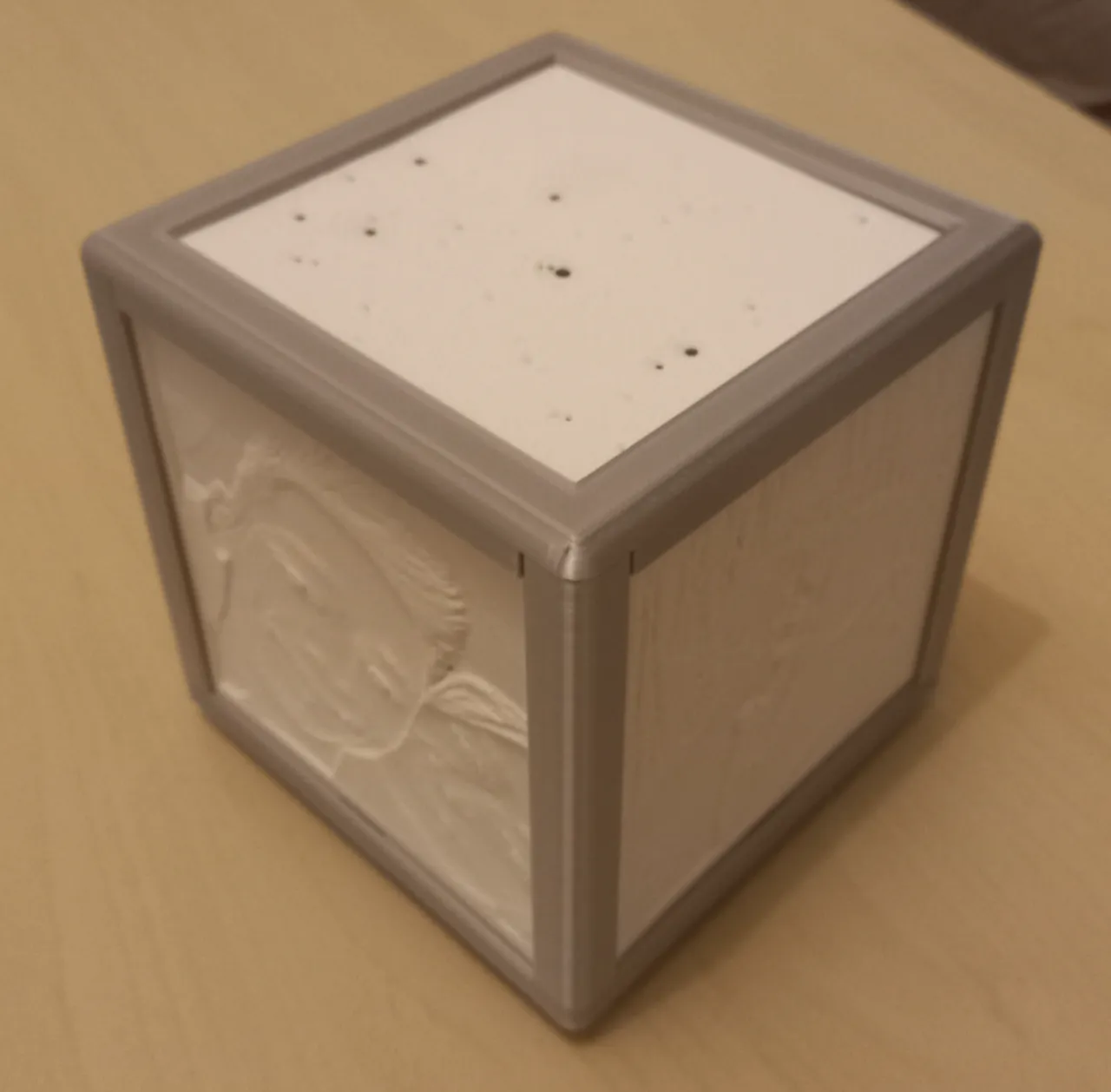 Litophane lamp with your own photos view 2
