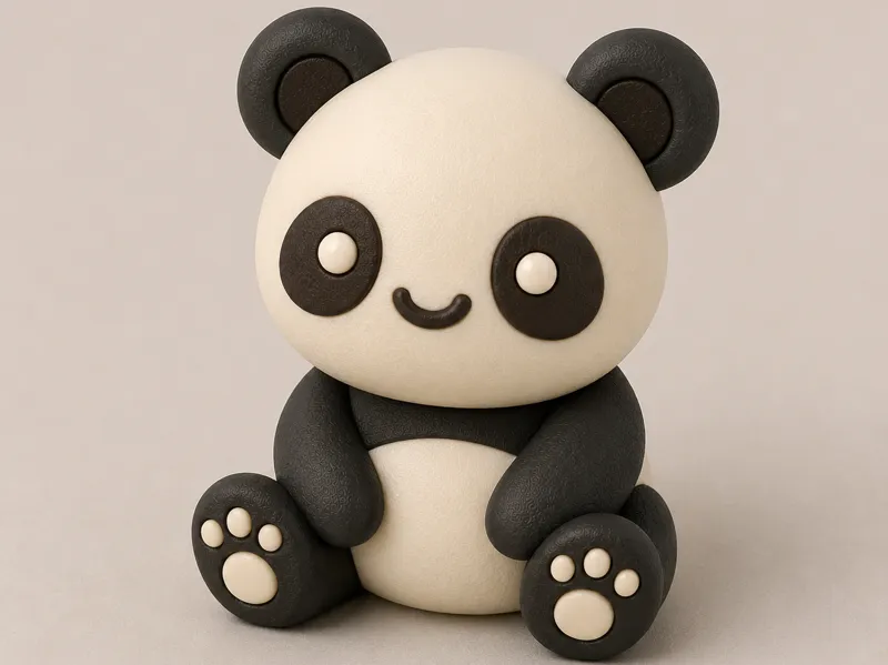 Friendly Sitting Panda ( PANDA PALS )