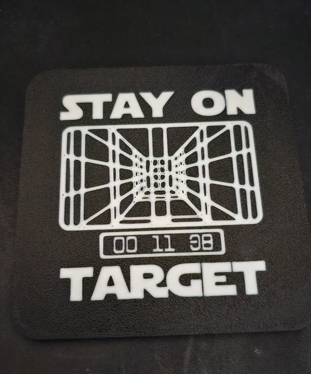 Stay on Target Sign by Mark MakerWorld